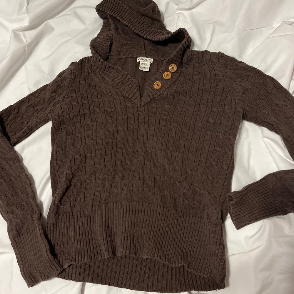 Cherokee Brown Sweater